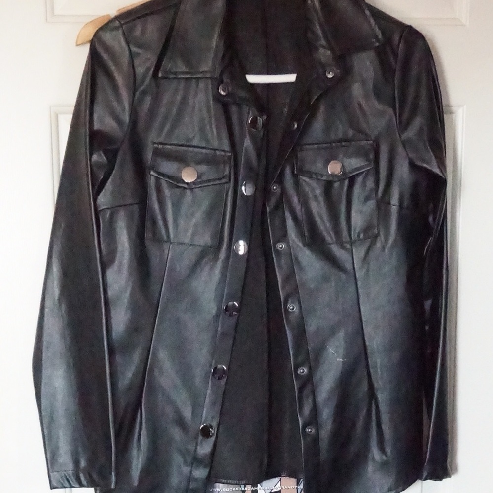 Fitted polyester Jacket and matching Pant suit